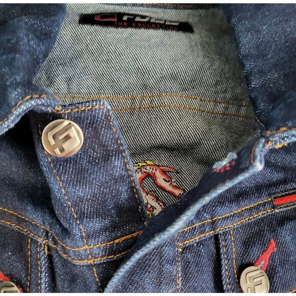 Fubu Blue Women’s Denim Vest. 
Size: Medium - Picture 3 of 7